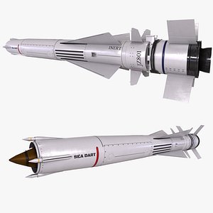 3D model rocket