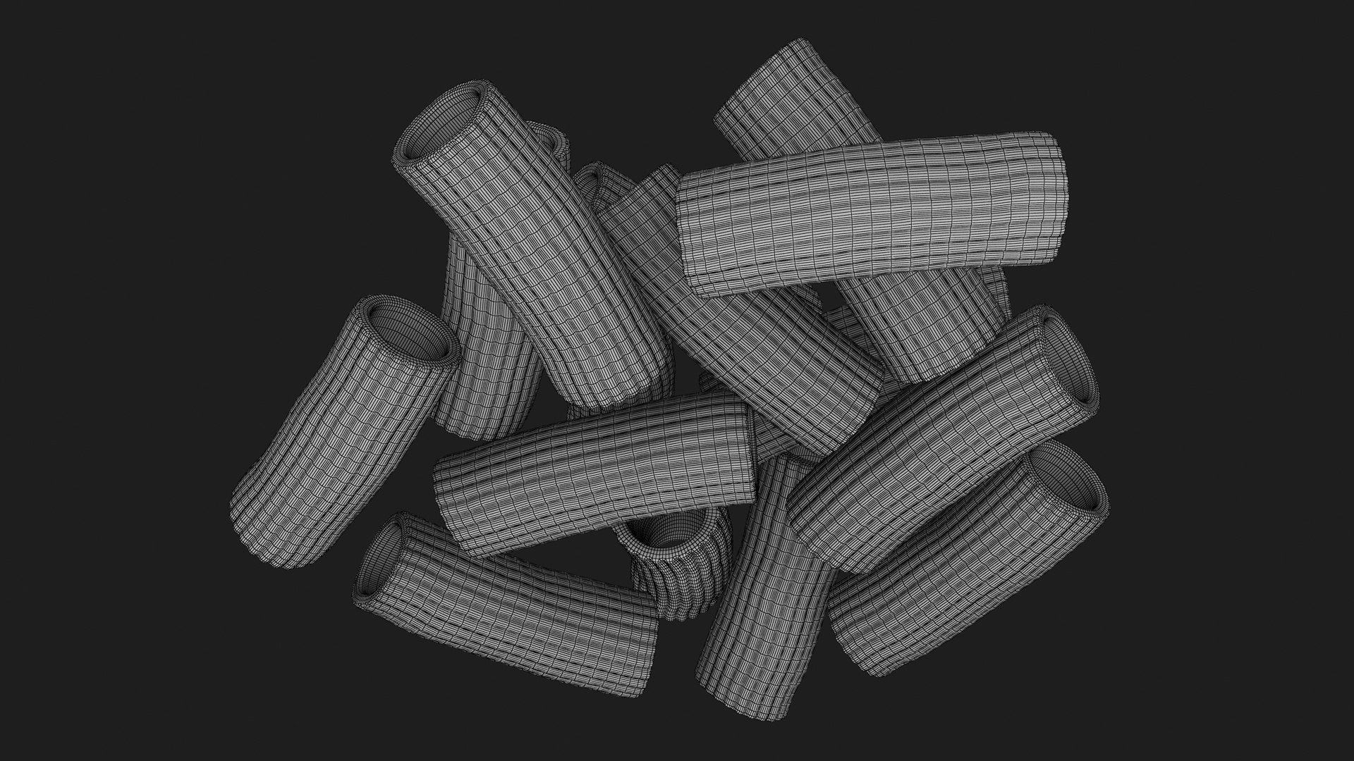 3D Raw Pasta Pile Collection model https://p.turbosquid.com/ts-thumb/lm/TSFXr9/Nv/rigatoni_g0004/jpg/1744623468/1920x1080/fit_q87/bf6635f868938e1c981043d117ea467c8eba3e49/rigatoni_g0004.jpg