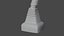 Modello 3D di joystick per aereo in pelle con texture PBR.