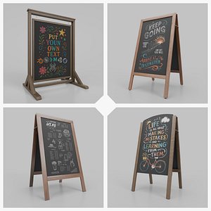 Customizable Artisan Chalkboard Signs