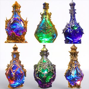 Magic Vase Pack 3D model