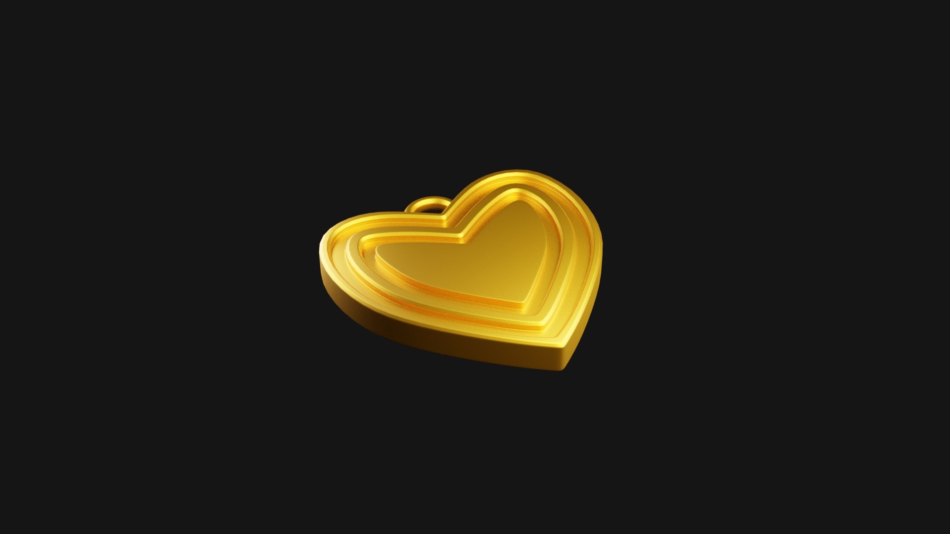 3d Heart Pendant Model - Turbosquid 2042643