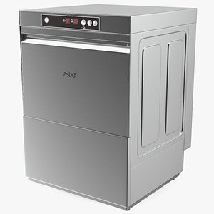 Commercial Dishwasher Asber Closed 3D model