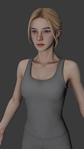 woman 3D model