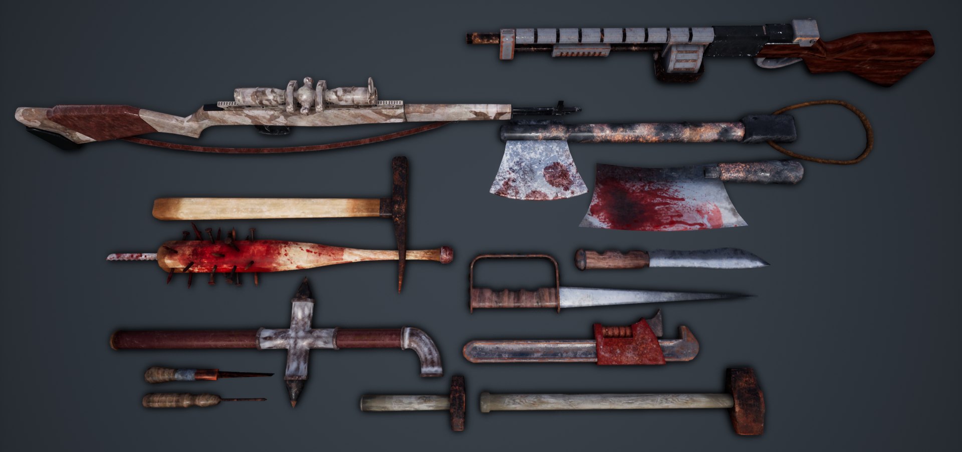 3D 14 weapon packs https://p.turbosquid.com/ts-thumb/lm/eoMYM0/764fo9iW/screenshot00026/png/1506285588/1920x1080/fit_q87/db4ba9570a5a3af7e376c07edd4bd6690e029eaa/screenshot00026.jpg