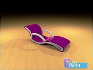 deck chair 3D model