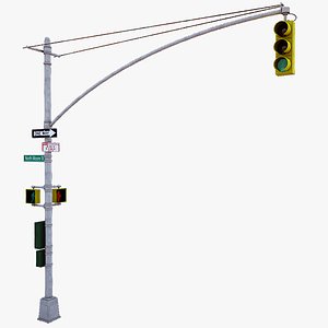 traffic light 3d model