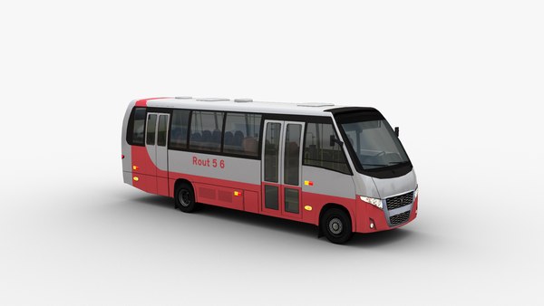 modelo 3d City bus with interior 7 - TurboSquid 2033935