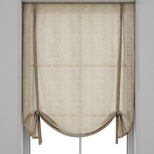 3D roman blinds