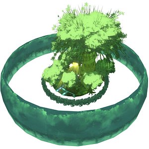 3D forest blender anime