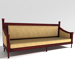 Wooden Sofa model