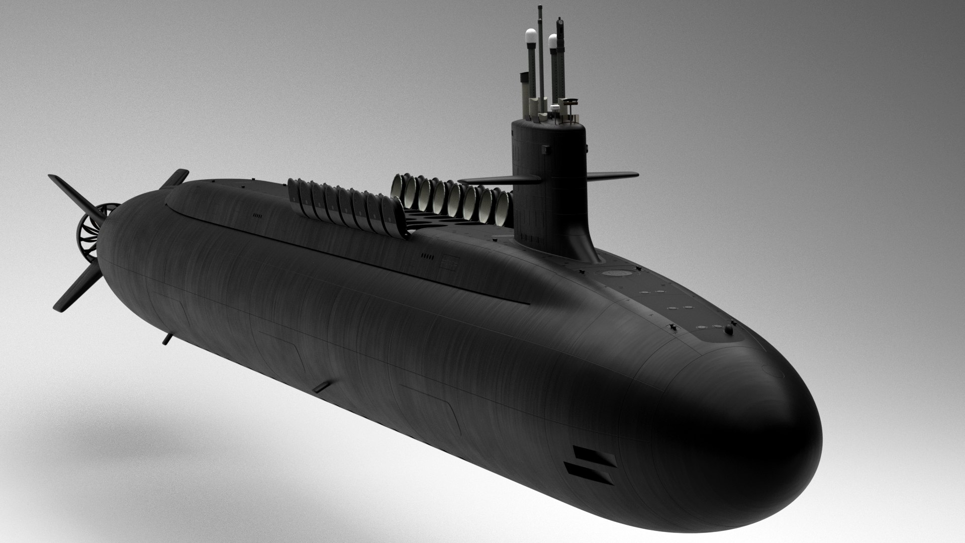 Columbia Class Ssbn Submarine 3d Model Turbosquid 2245820