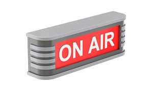 Printable Vintage On Air Sign model