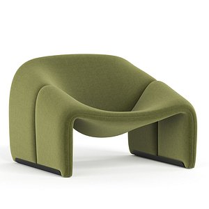 Groovy Lounge Chair Pierre Paulin 3D model