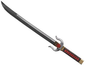 3d 3ds katana sword