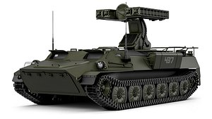 3D 9K35 Strela-10 SA-13 Gopher 1976 model