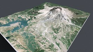 Mount Saint Helens USA 3D
