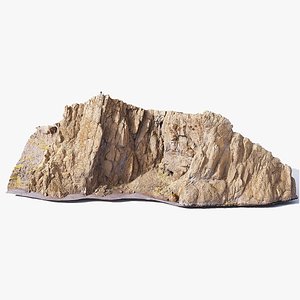 Volcanic Mountain Cliffs B- 3D PBR Model