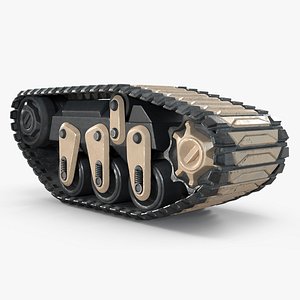3D model Futuristic Caterpillar for Tank