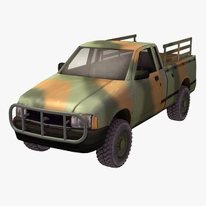 military pickup truck dwg