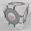 Portal turret and companion cube