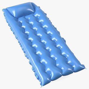 Foldable Beach Air Mattress 3D model