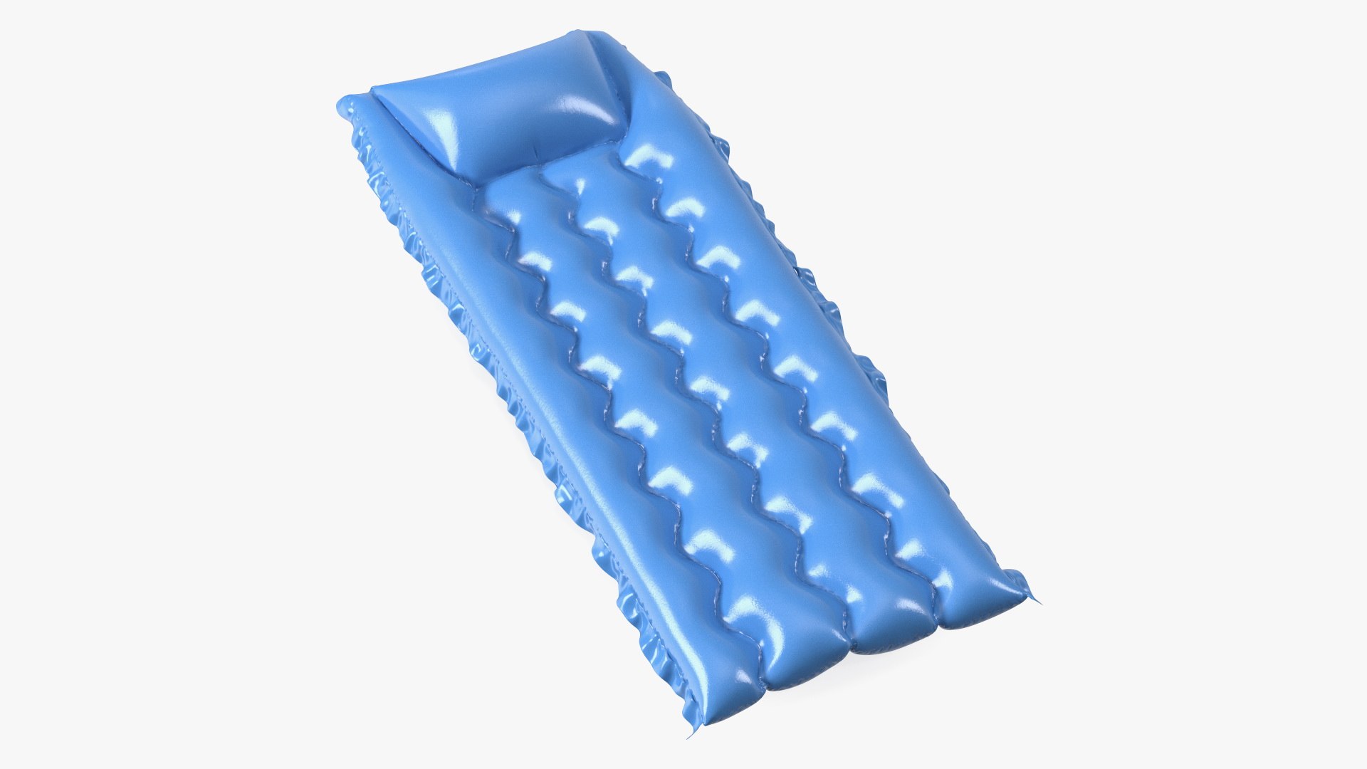 Foldable Beach Air Mattress 3D model preview