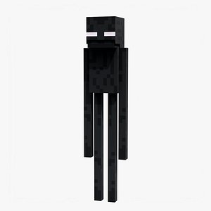 3D Enderman - Minecraft