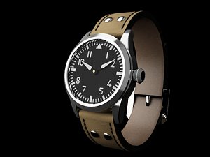 3dsmax flieger watch