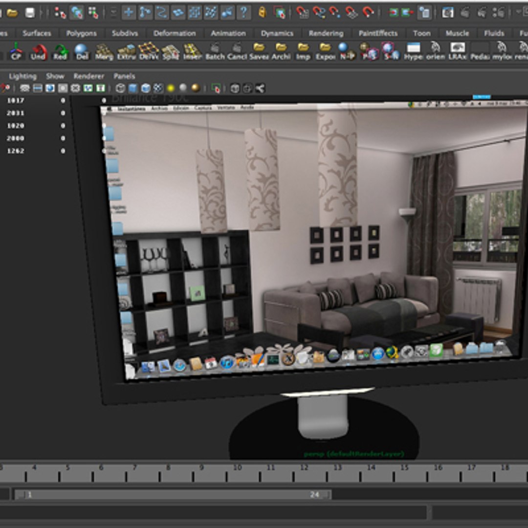 3d tft screen