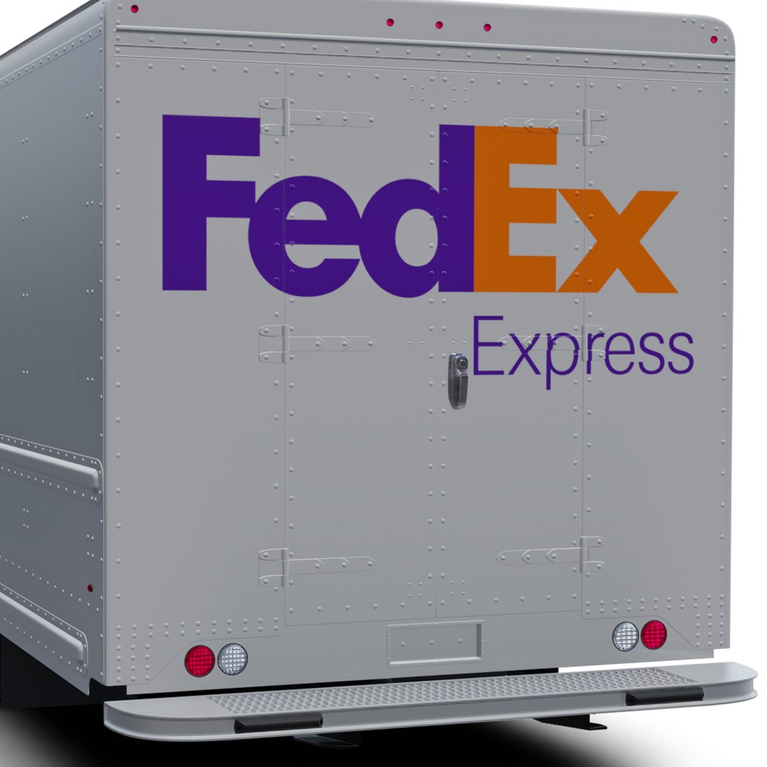 Fedex express delivery step van 3D model - TurboSquid 1410349