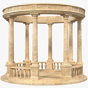 Stone Round Colonnade