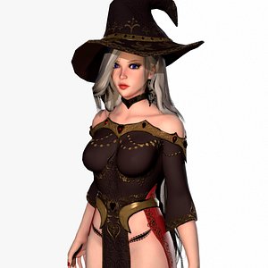 Witch Girl 3D model