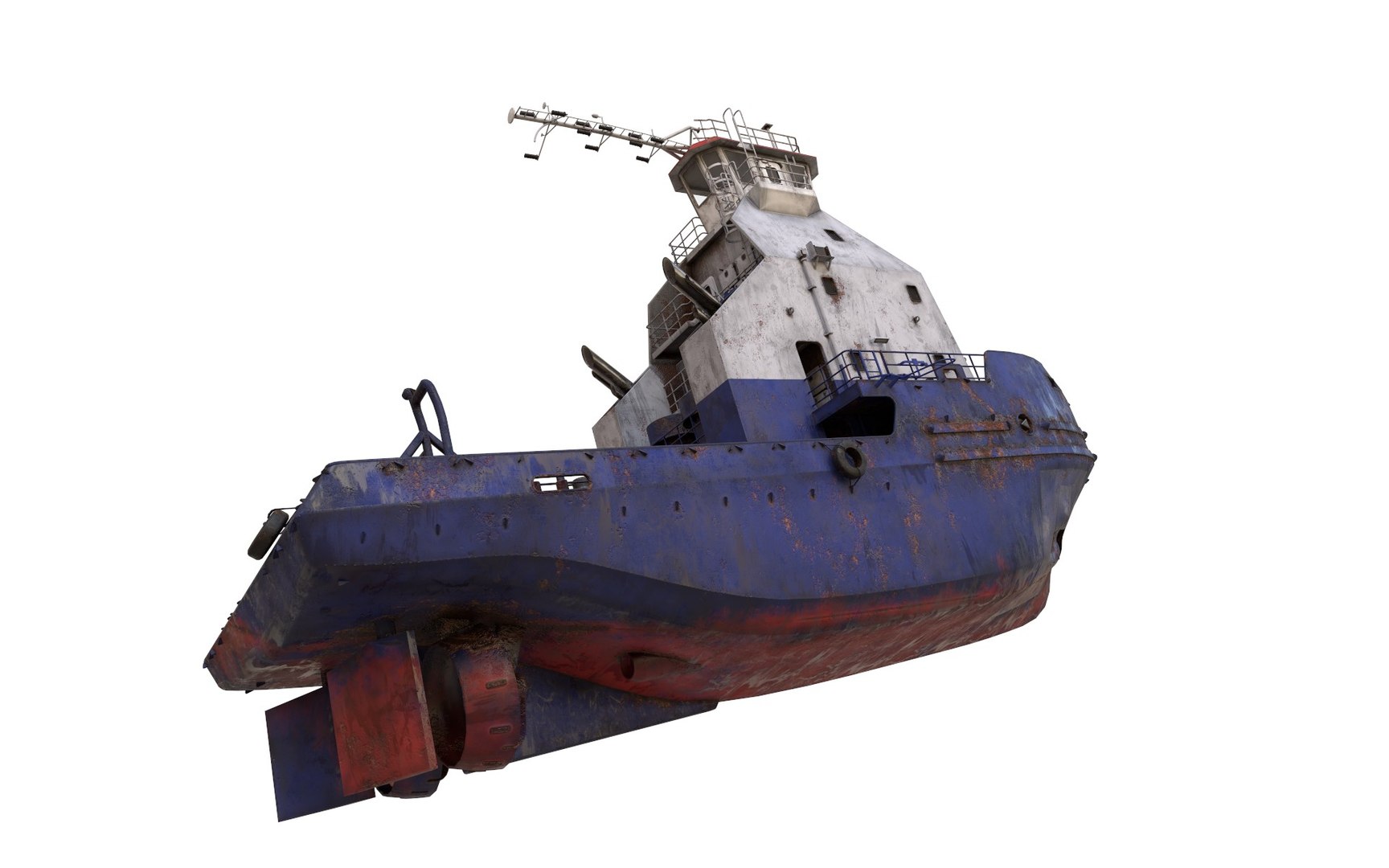 Articulated tug boat Wreck 3D model https://p.turbosquid.com/ts-thumb/ln/NKsIAP/TY/image_05/jpg/1778493909/1920x1080/fit_q87/fc91f8fcbadfa1614b428af33771a197372bdb29/image_05.jpg