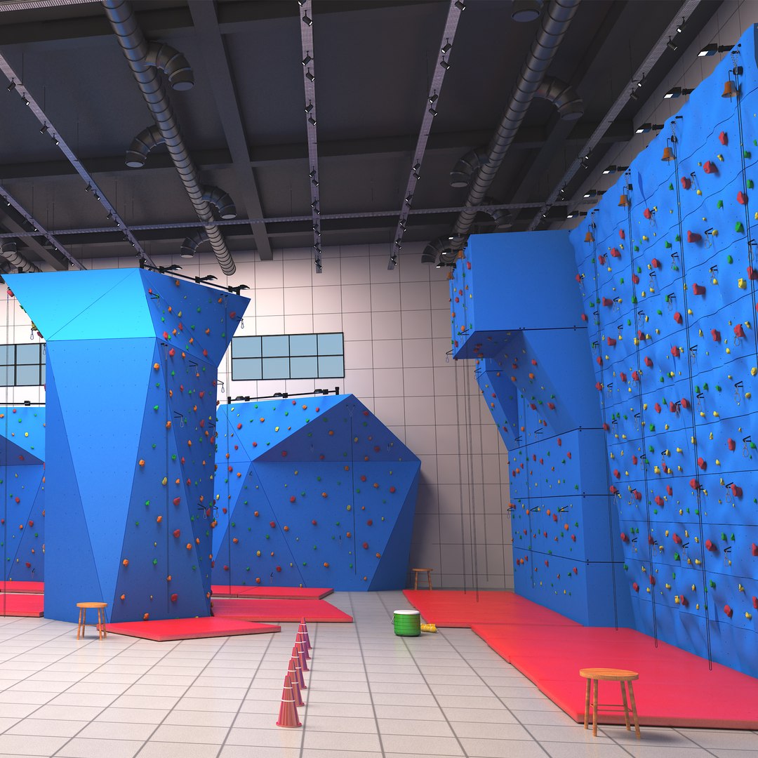 Indoor Climbing Wall 3D Model TurboSquid 1821303