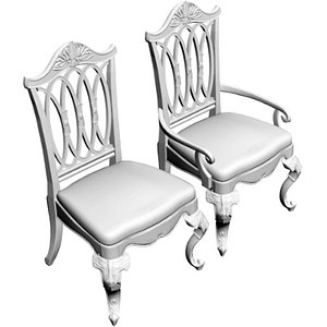 dining chair armchair obj