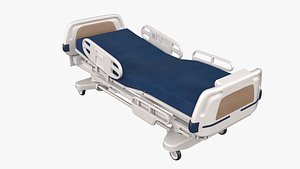 hospital bed 3D model