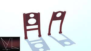 3D suspension arm model