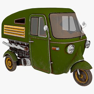 3D Three wheeler 01