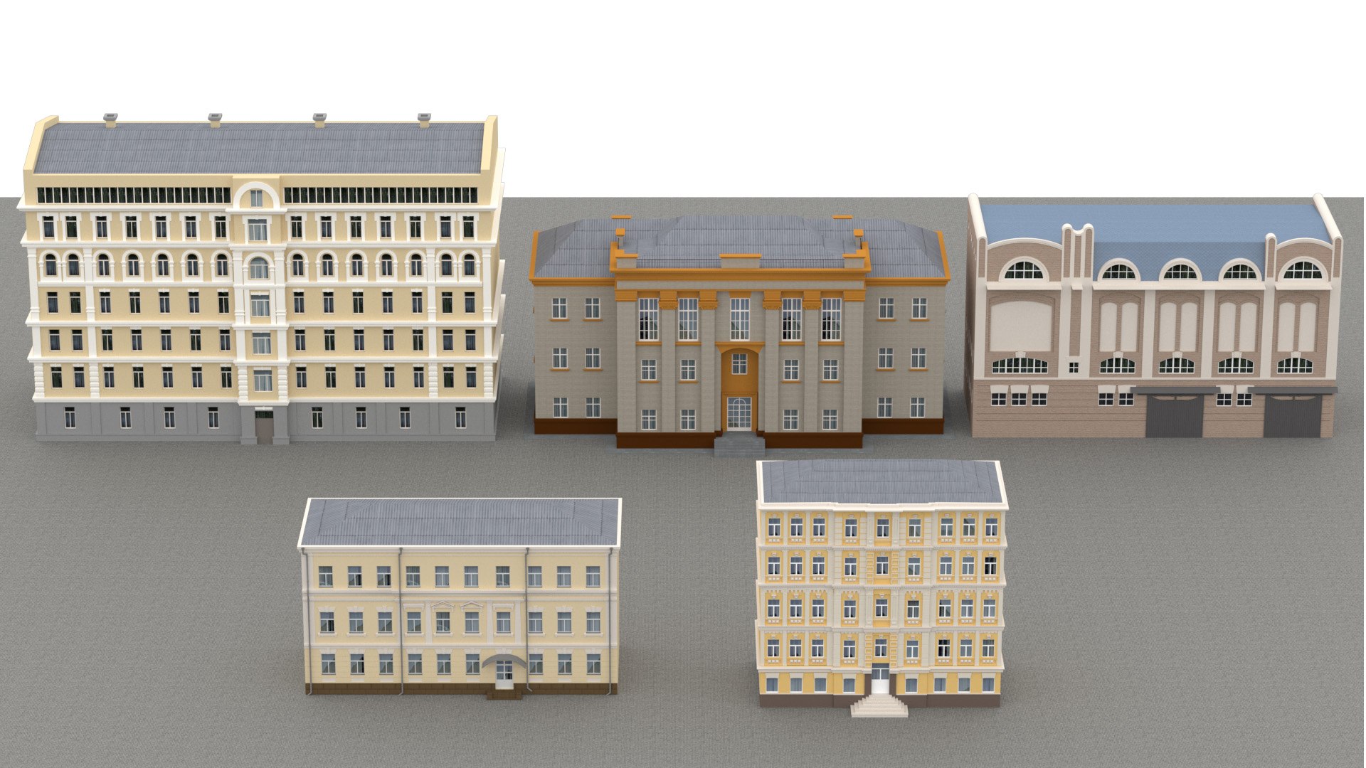 Houses soviet environments 3D - TurboSquid 1635569