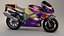 3D pack 5 sports bikes model