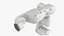 Robotic Arm 6 with Set of Grippers 3D model