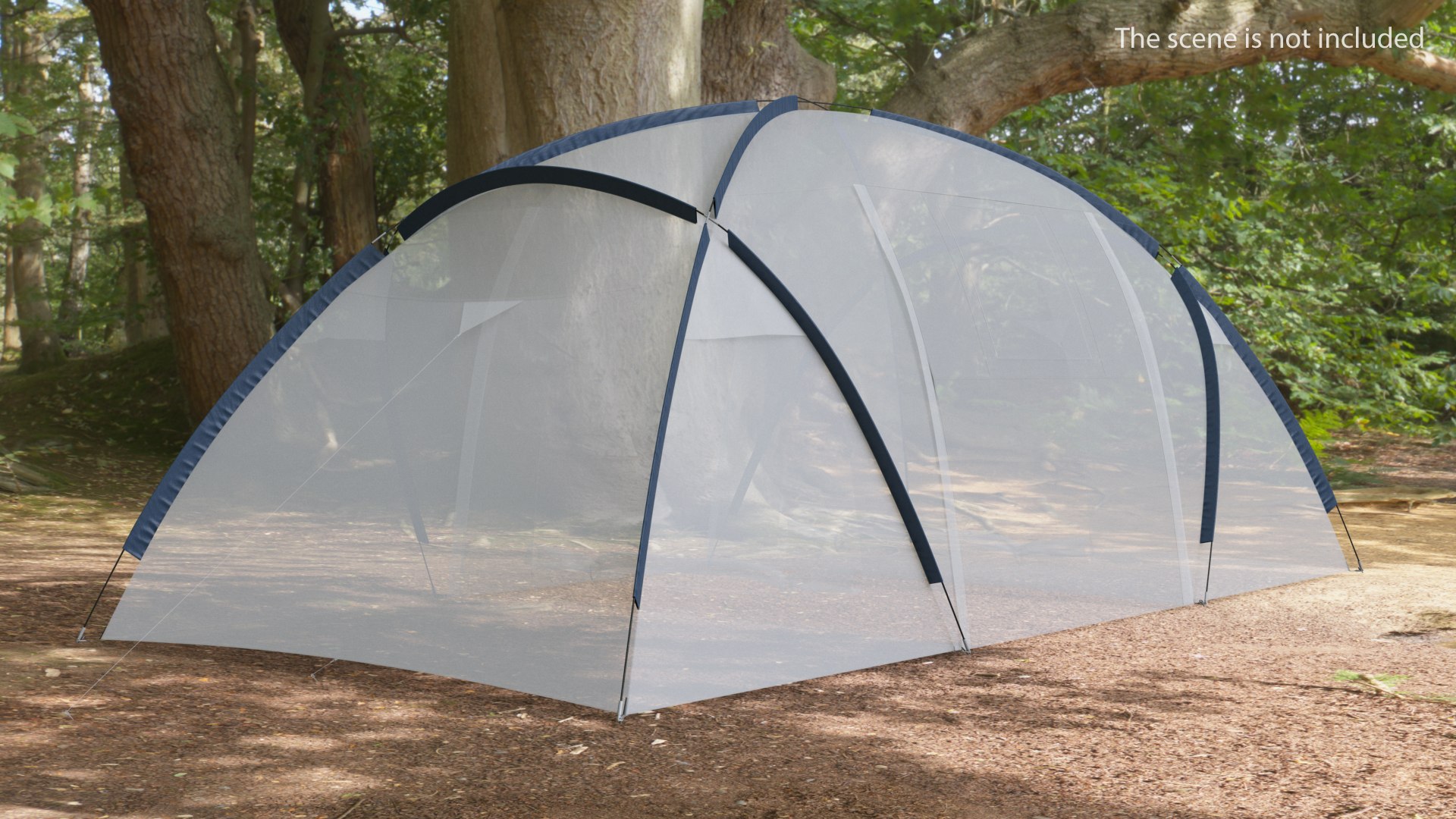 Trekking Tent Karkas 3D model preview
