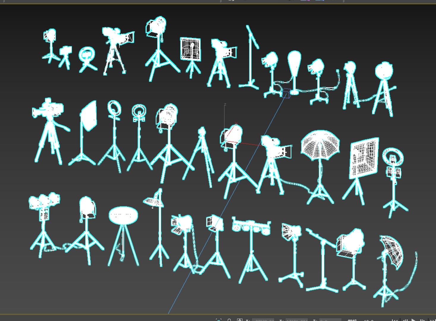3D Studio Lighting Photography Light Photo Studio Light Collection ...