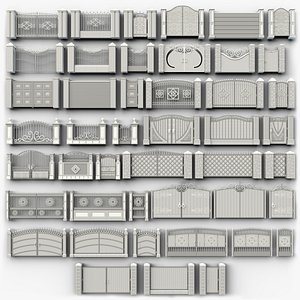 GatesFencesDoors Collection - 45 pieces