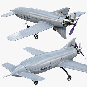 UJ-26 Bober Beaver Kamikaze Drone PBR 3D model