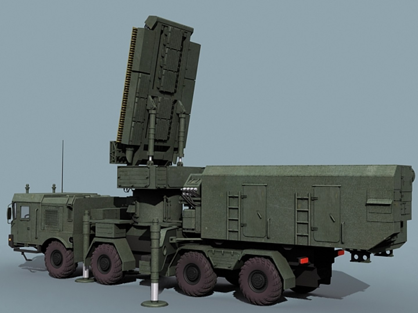 96l6e Radar 3d Model