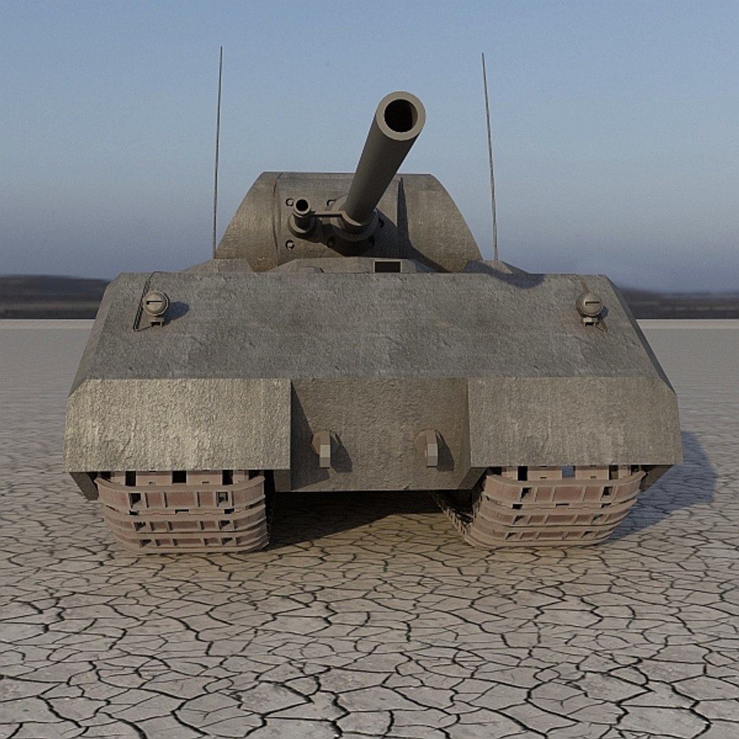 3d maus german tank model