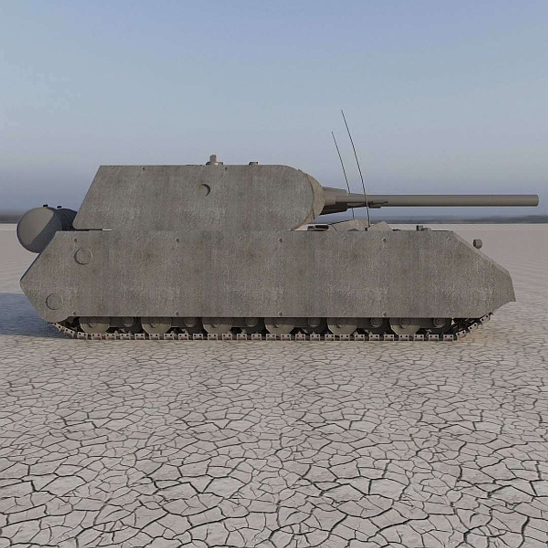 3d maus german tank model