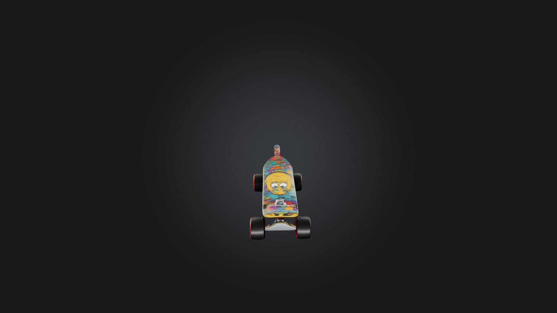Cartoon Skateboard - TurboSquid 2291949